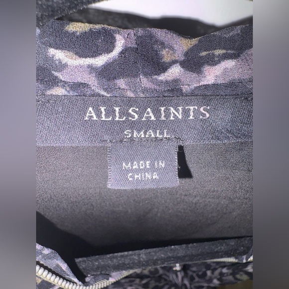 ALL SAINTS Zipper Jayda
Dress Leopard Animal Print | Women’s Size Small - Picture 4 of 4